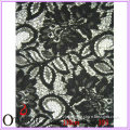 Wonderful black mesh knitting all over rayon lace fabric